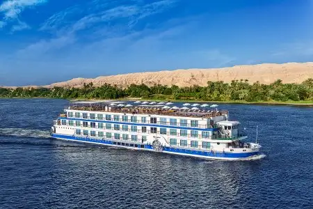 3 Nights / 4 days at gamila nile cruise from aswan to luxor